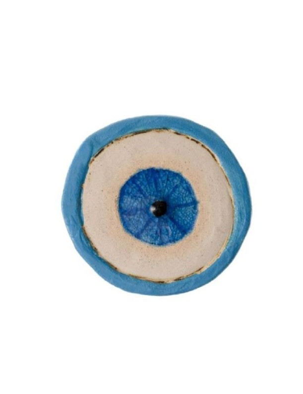 Handmade turquoise blue Turkish evil eye amulet | Salotto