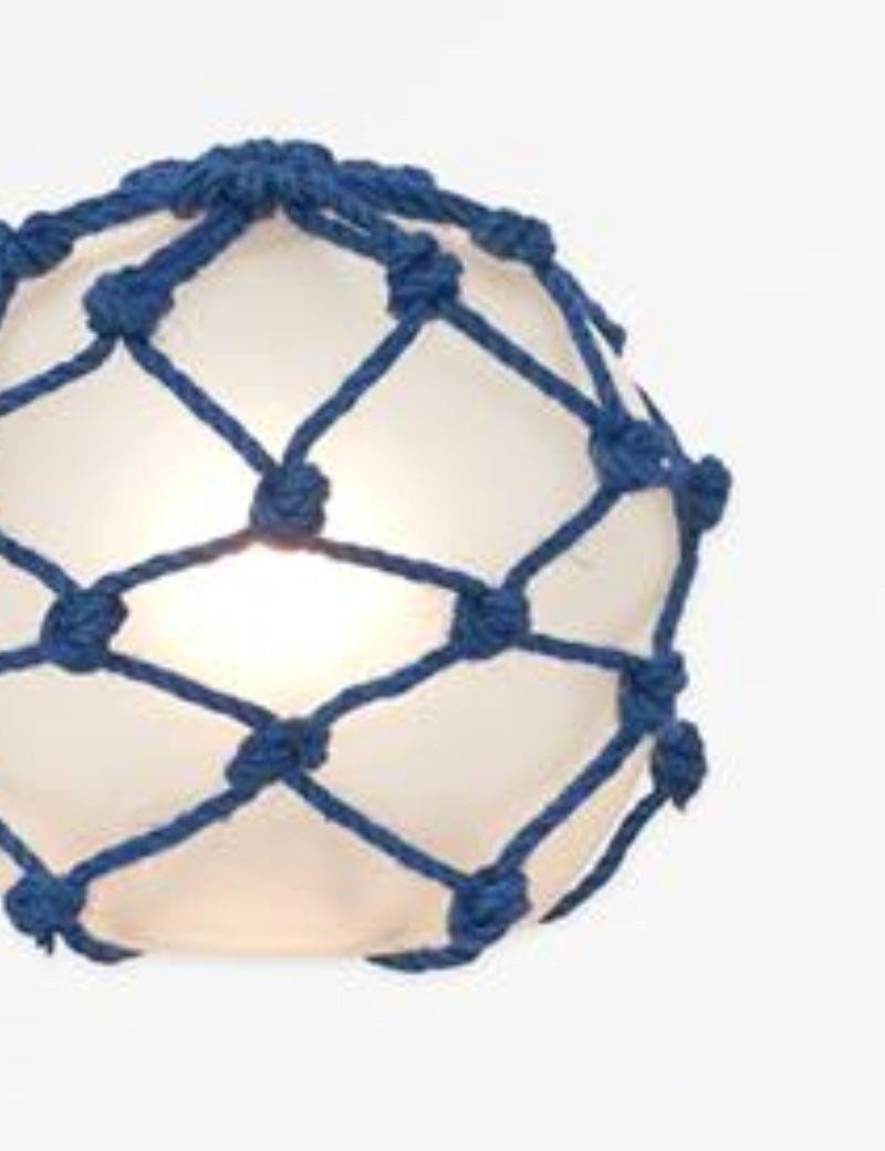 Blue blue rope buoy lamp | Living room