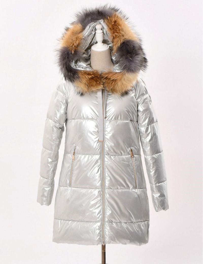 Plumifero capucha pelo zorro plata | Salotto