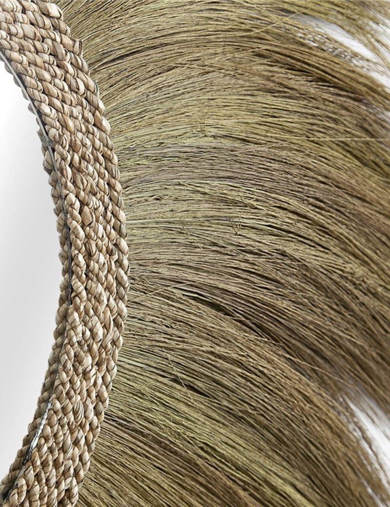 Specchio boho chic in rayung naturale – design artigianale naturale | Salotto