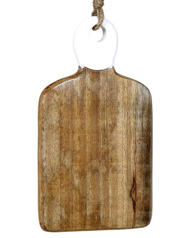 Rectangular wooden table with smooth white enamel | Salotto