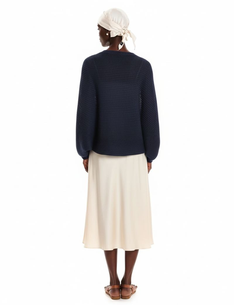 BOLERO DE MAGA LARGA DE ALGODON KOURBELA