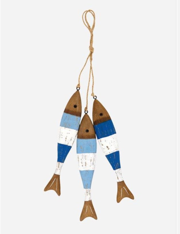 RISTRA DE 3 PECES DE MADERA A RAYAS