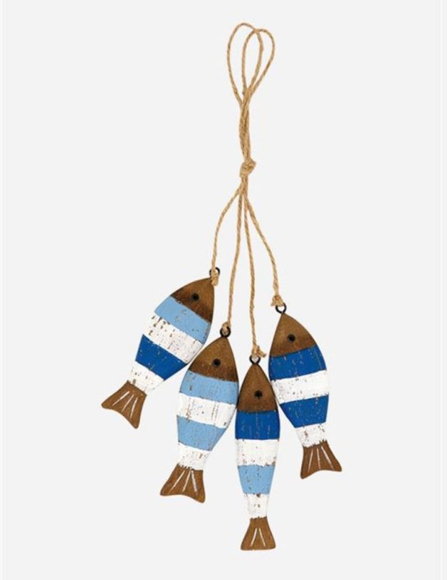 RISTRA DE 4 PECES DE MADERA A RAYAS