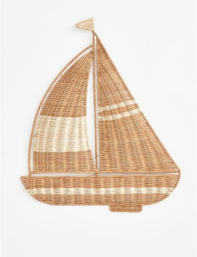 Velaio in rattan parete naturale | Salotto