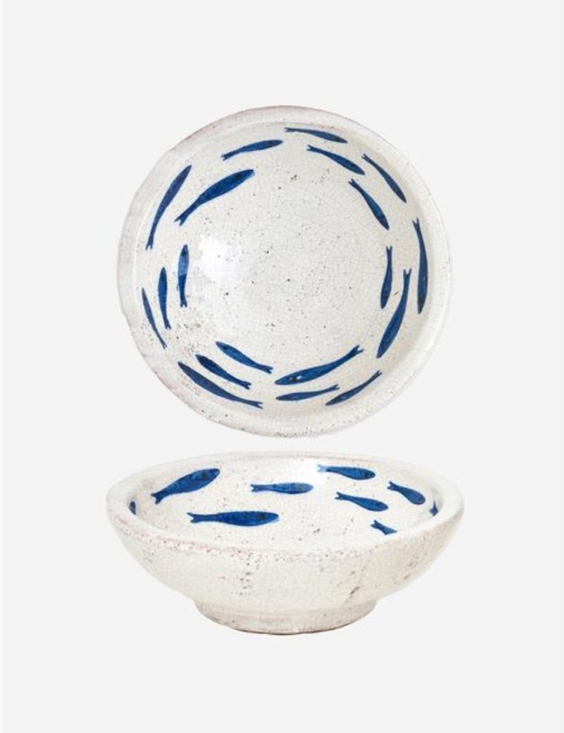 CUENCO DE TERRACOTA PECES