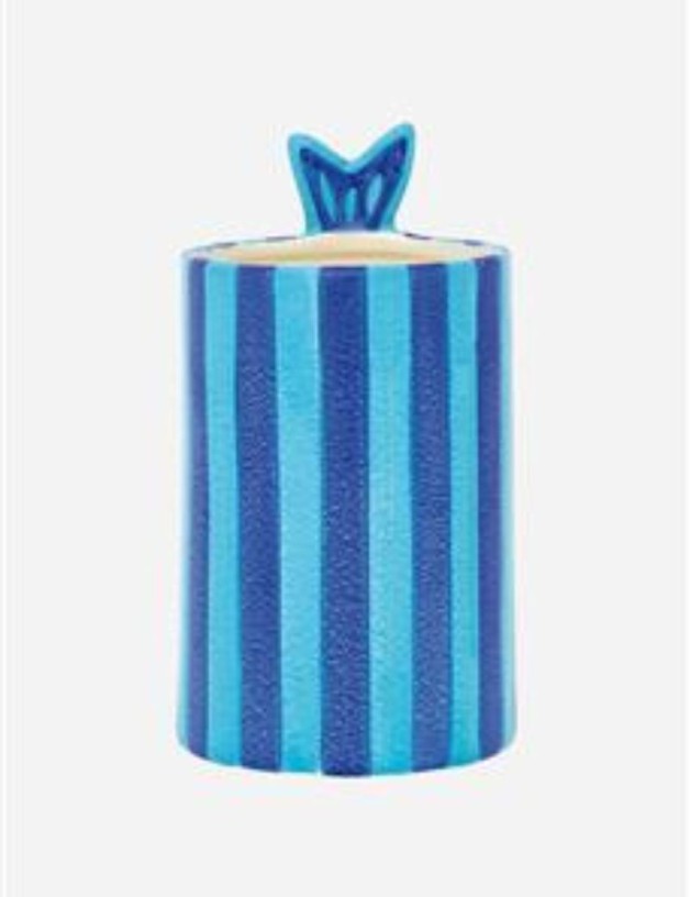 VASO CEPILLO DE DIENTES A RAYAS