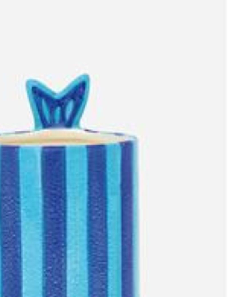 VASO CEPILLO DE DIENTES A RAYAS