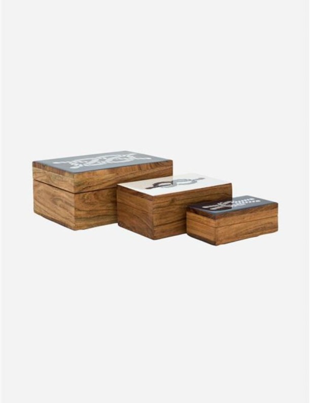 CAJA CON TAPA ESMALTADA NUDOS MARINEROS