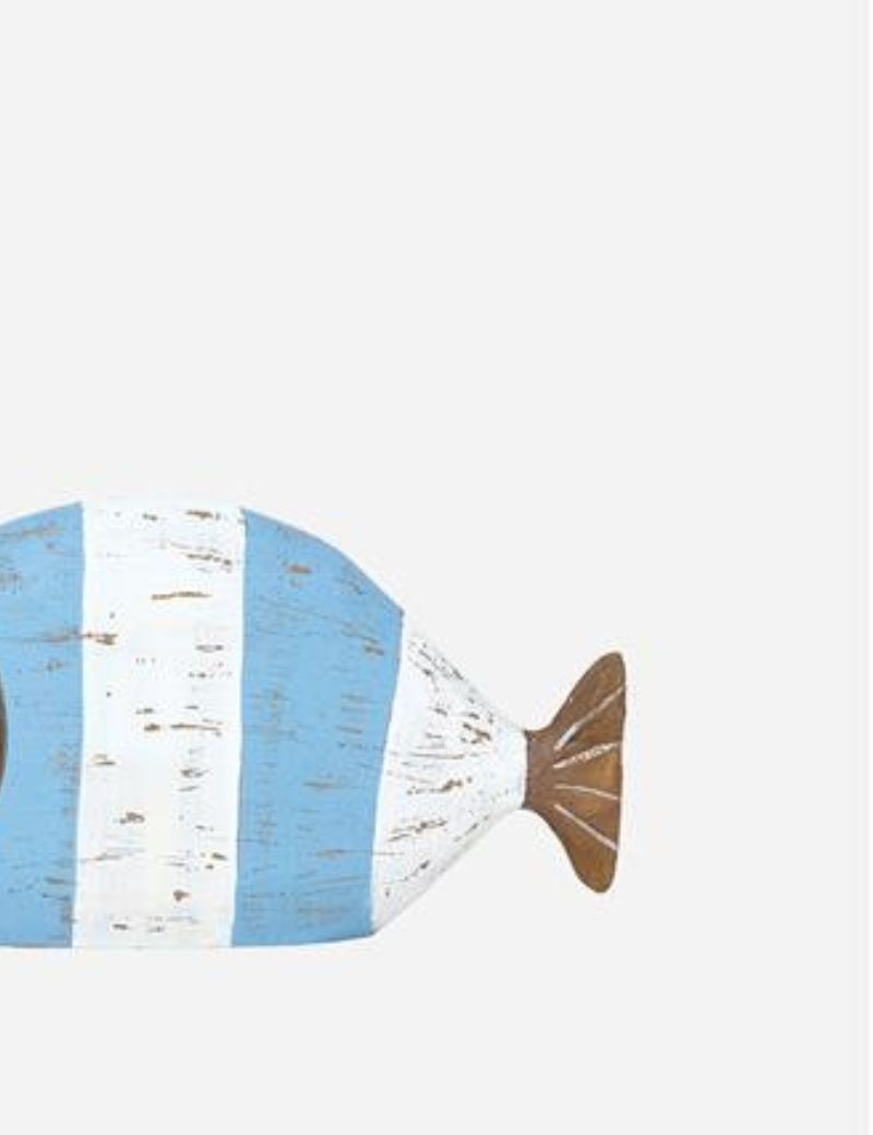 PEZ DE MADERA A RAYAS