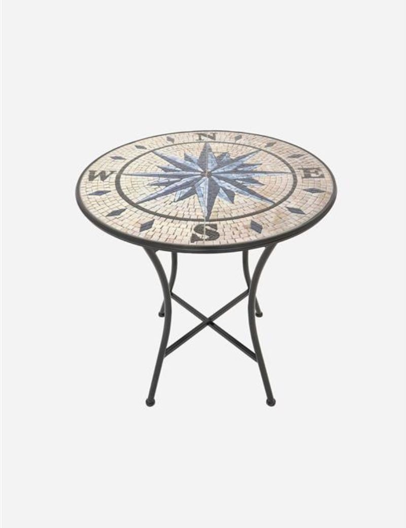 MESA ROSA DE LOS VIENTOS MOSAICO