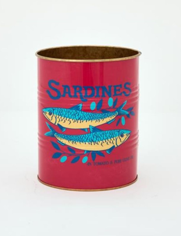 TIESTOS LATAS DE METAL PECES