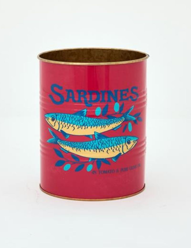 TIESTOS LATAS DE METAL PECES