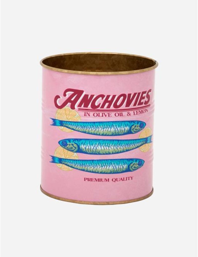 TIESTOS LATAS DE METAL PECES