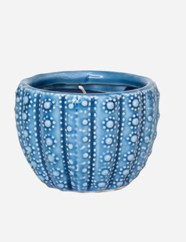 VELA DE CERÁMICA ERIZO DE MAR