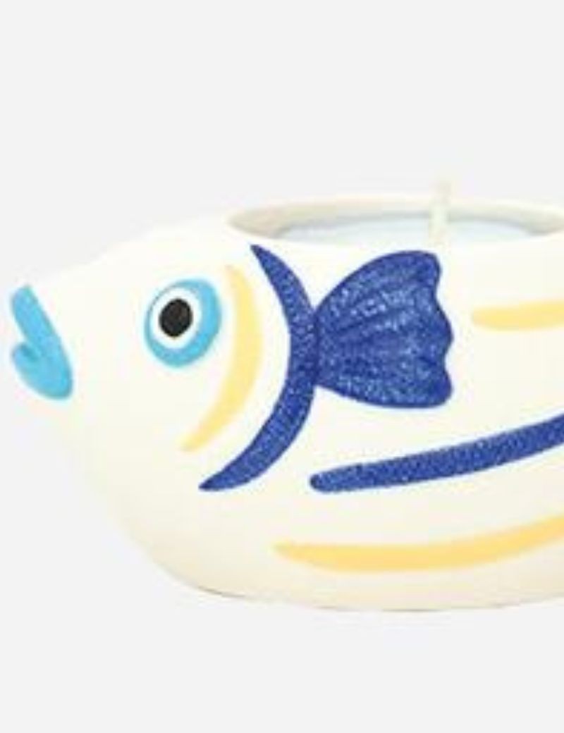 PORTAVELAS CON FORMA DE PEZ