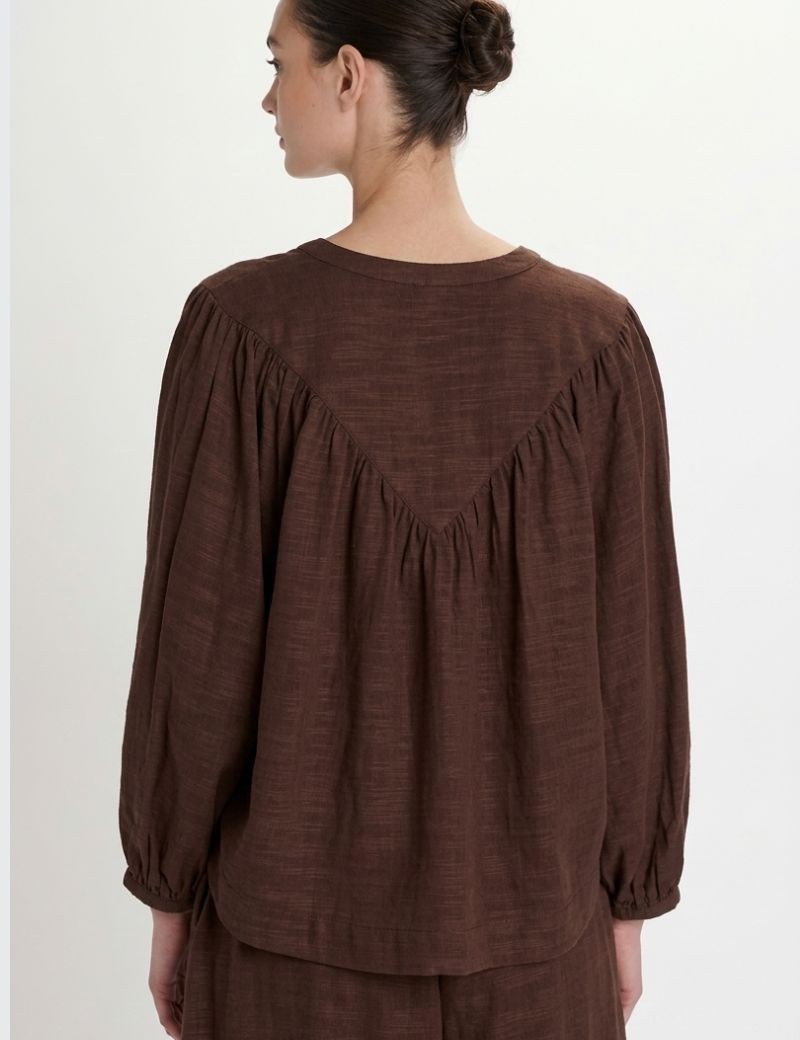 BLUSA CON BOTONES LISA PEARL & CAVIAR